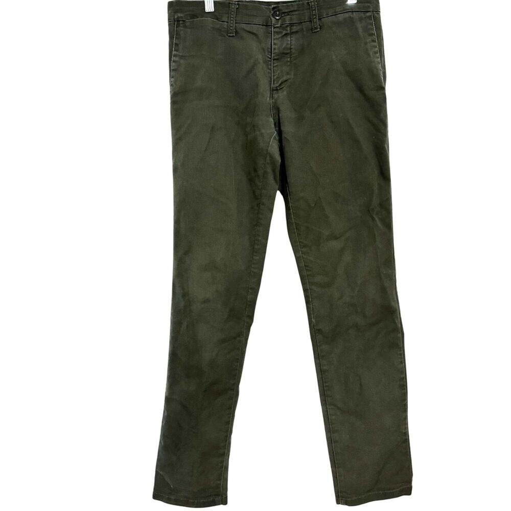 Carhartt WIP Sid Pants Olive Green Workwear Pants Size 31x32 Chino Slim Tapered